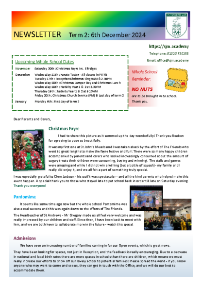 Newsletter 06 12 2024